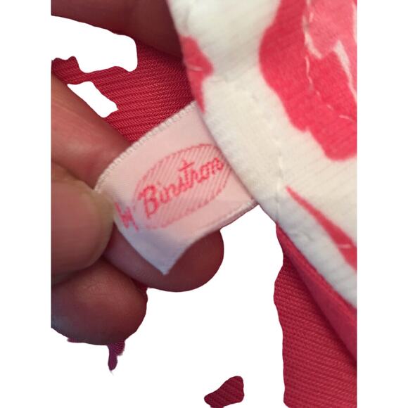 Small Binstron Women's Pajama Top Hot Pink Button Down Sleepwear Vintage 1960s - Picture 5 of 5